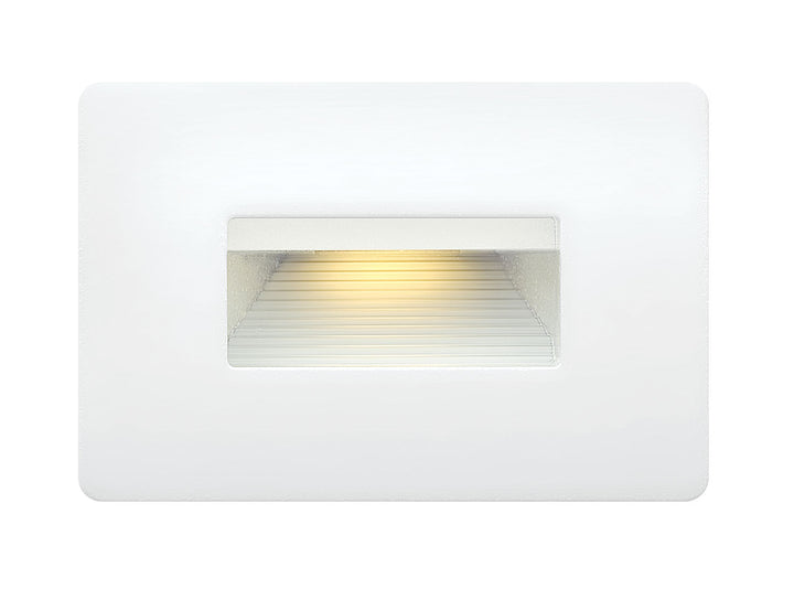 Hinkley Luna Landscape Step & Deck Light LED 3000K Step Light 120V Horizontal Satin White 58508SW3K