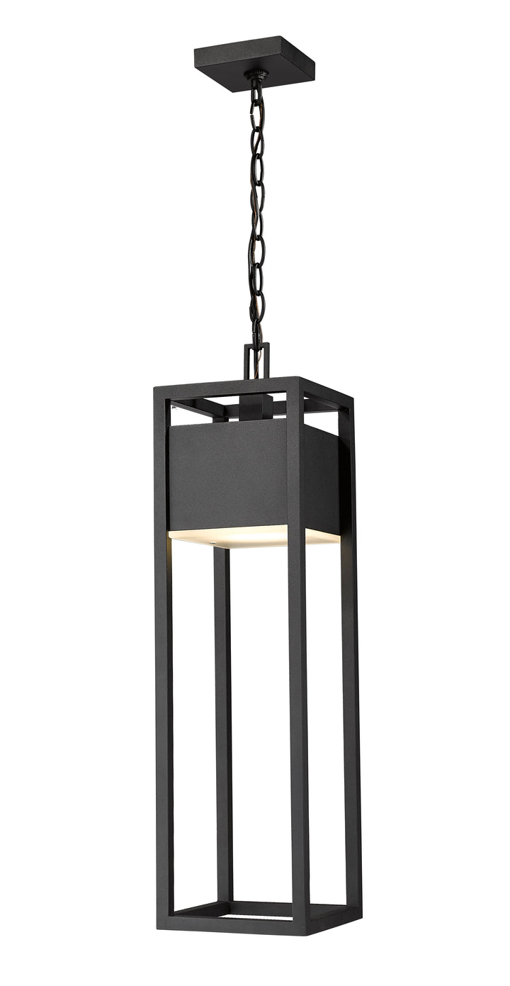 Z-Lite Barwick 585CHB-BK-LED 1 Light Outdoor Chain Mount Ceiling Fixture