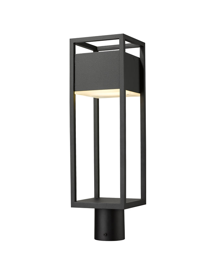 Z-Lite Barwick 585PHMR-BK-LED 1 Light Outdoor Post Mount Fixture