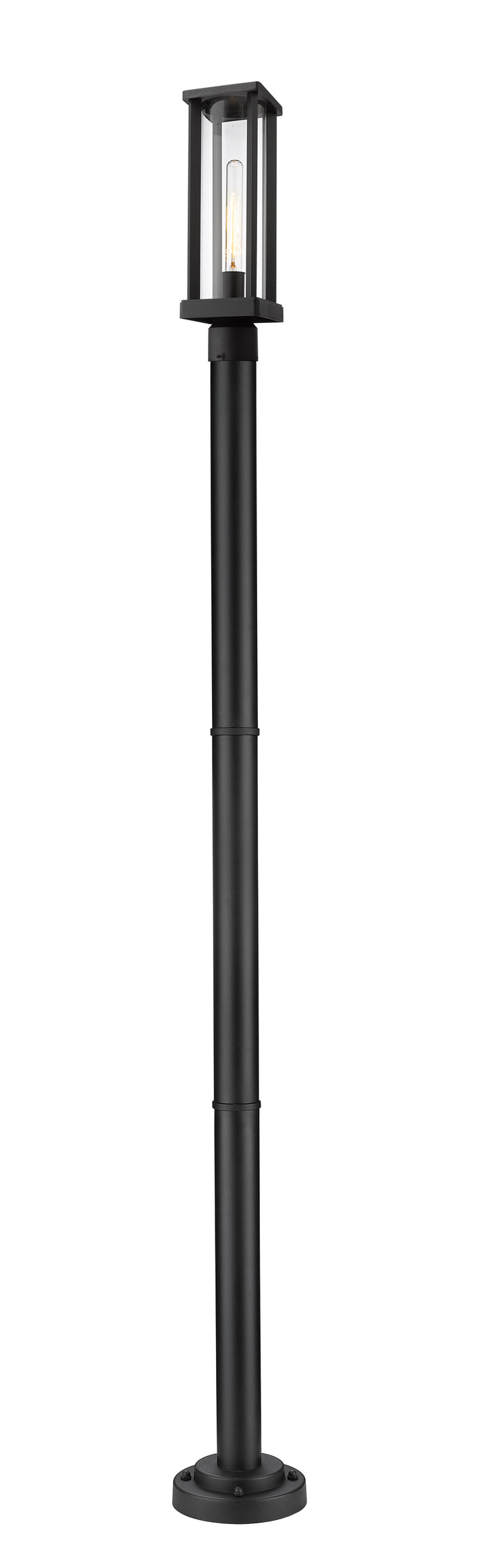 Z-Lite Glenwood 586PHMR-567P-BK 1 Light Outdoor Post Mounted Fixture