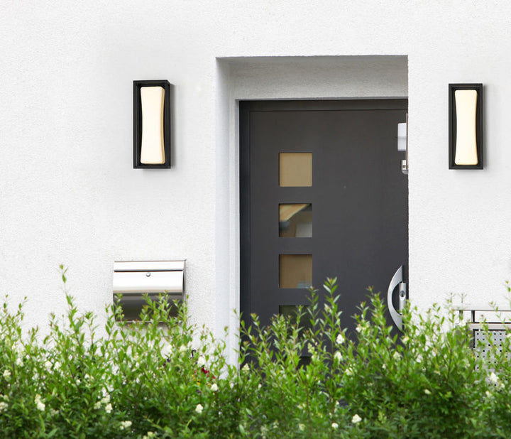 Z-Lite Baden Outdoor Wall Light installed on a home exterior