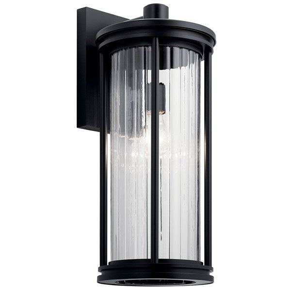 Kichler Barras  Outdoor Wall Outdoor Wall Lights Kichler Black 8.25x20 