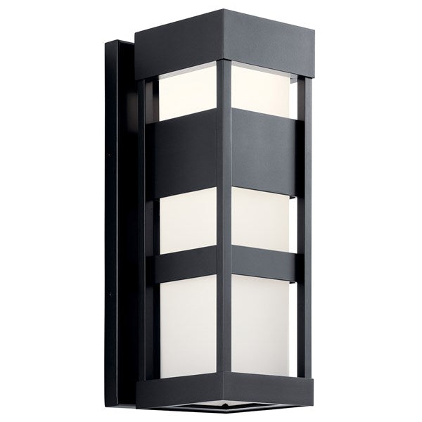 Kichler Ryler  Outdoor Wall Outdoor Wall Lights Kichler Black 7x18.5 