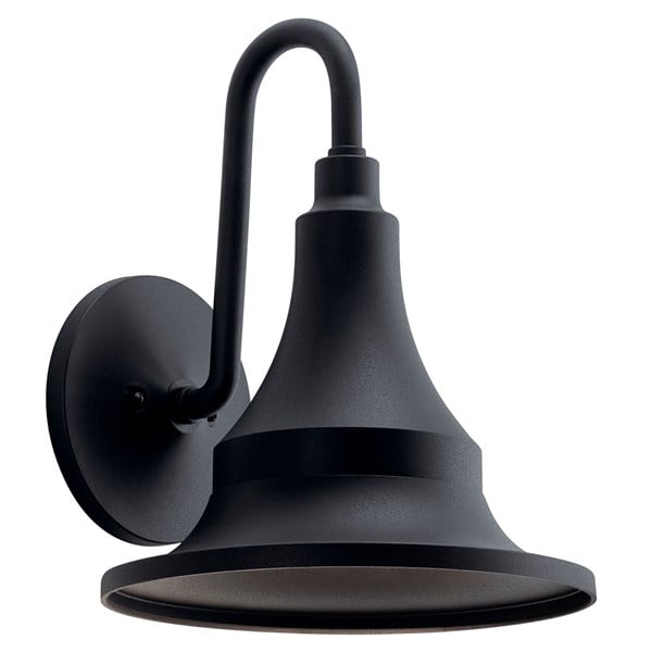 Kichler Hampshire Outdoor Wall Outdoor Wall Lights Kichler Textured Black 12x15.25