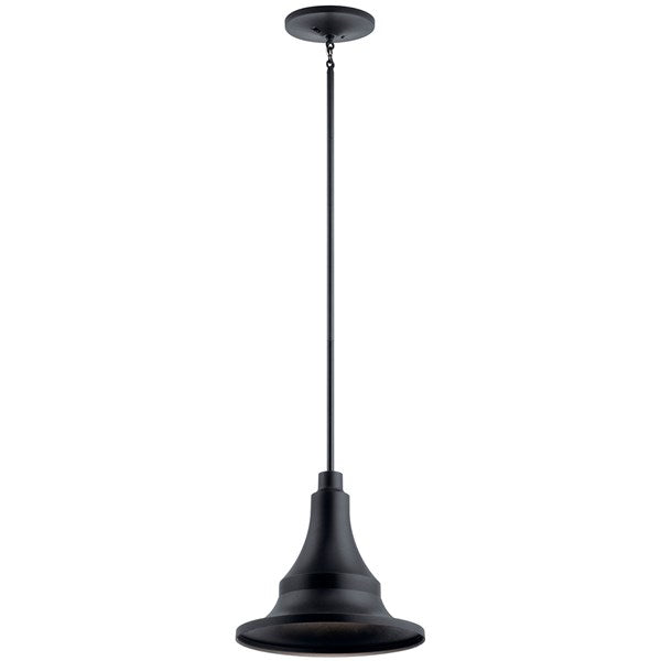 Kichler Hampshire  Outdoor Hanging Pendant Outdoor Hanging Lights Kichler Textured Black 16x16.75 