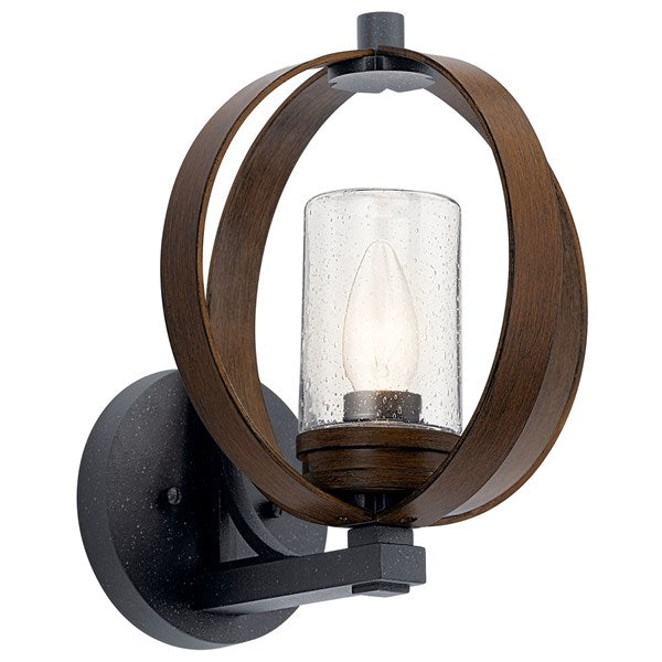 Kichler Grand Bank  Outdoor Wall Outdoor Wall Lights Kichler Auburn Stained Finish 10x12.75 