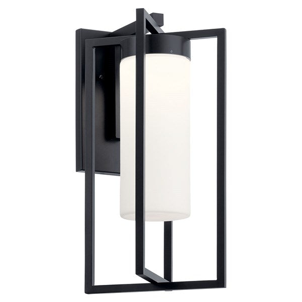 Kichler Drega  Outdoor Wall Outdoor Wall Lights Kichler Black 8.5x22.5 