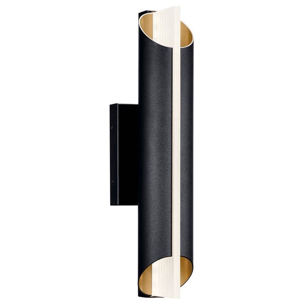 Kichler Astalis Outdoor Wall Outdoor Wall Lights Kichler Textured Black 4.75x20.75