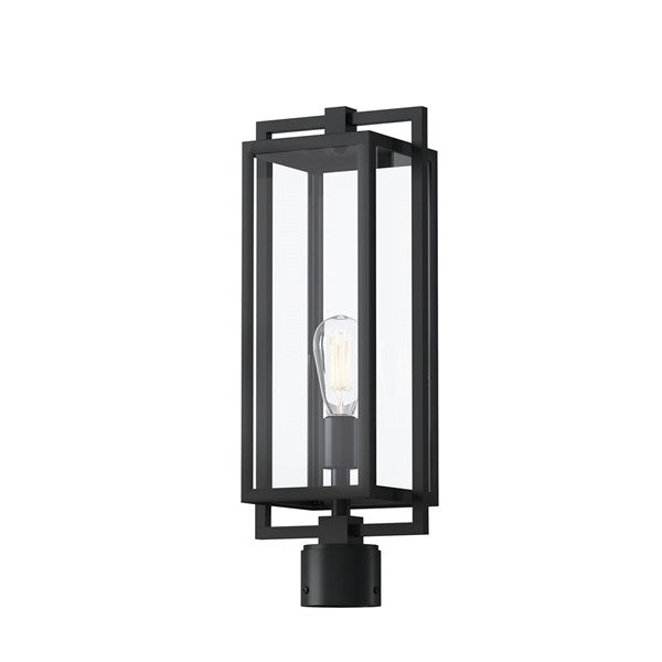 Kichler Goson  Outdoor Post Lantern Outdoor l Post/Pier Mounts Kichler Black 8x21 