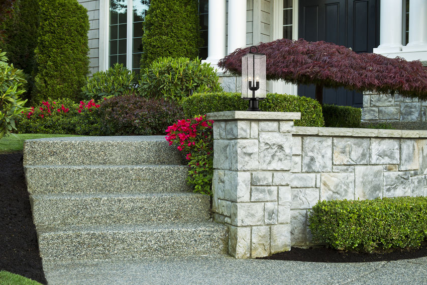 Z-Lite Sana 592PHMR-533PM-BK Outdoor Post & Pier Mount Light installed on a home exterior