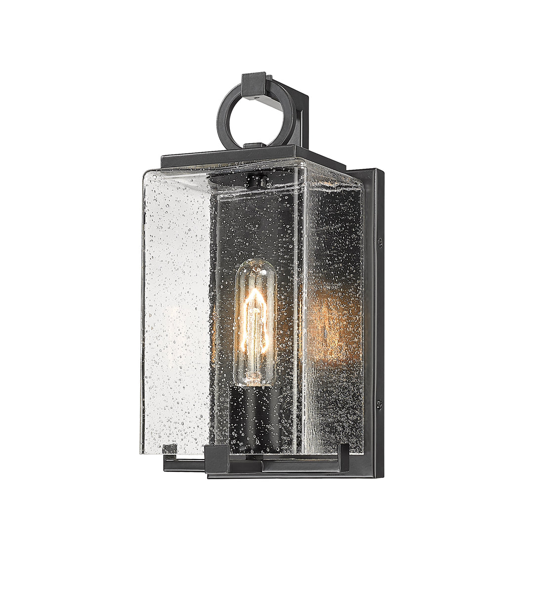 Z-Lite Sana 592S-BK 1 Light Outdoor Wall Light in Black
