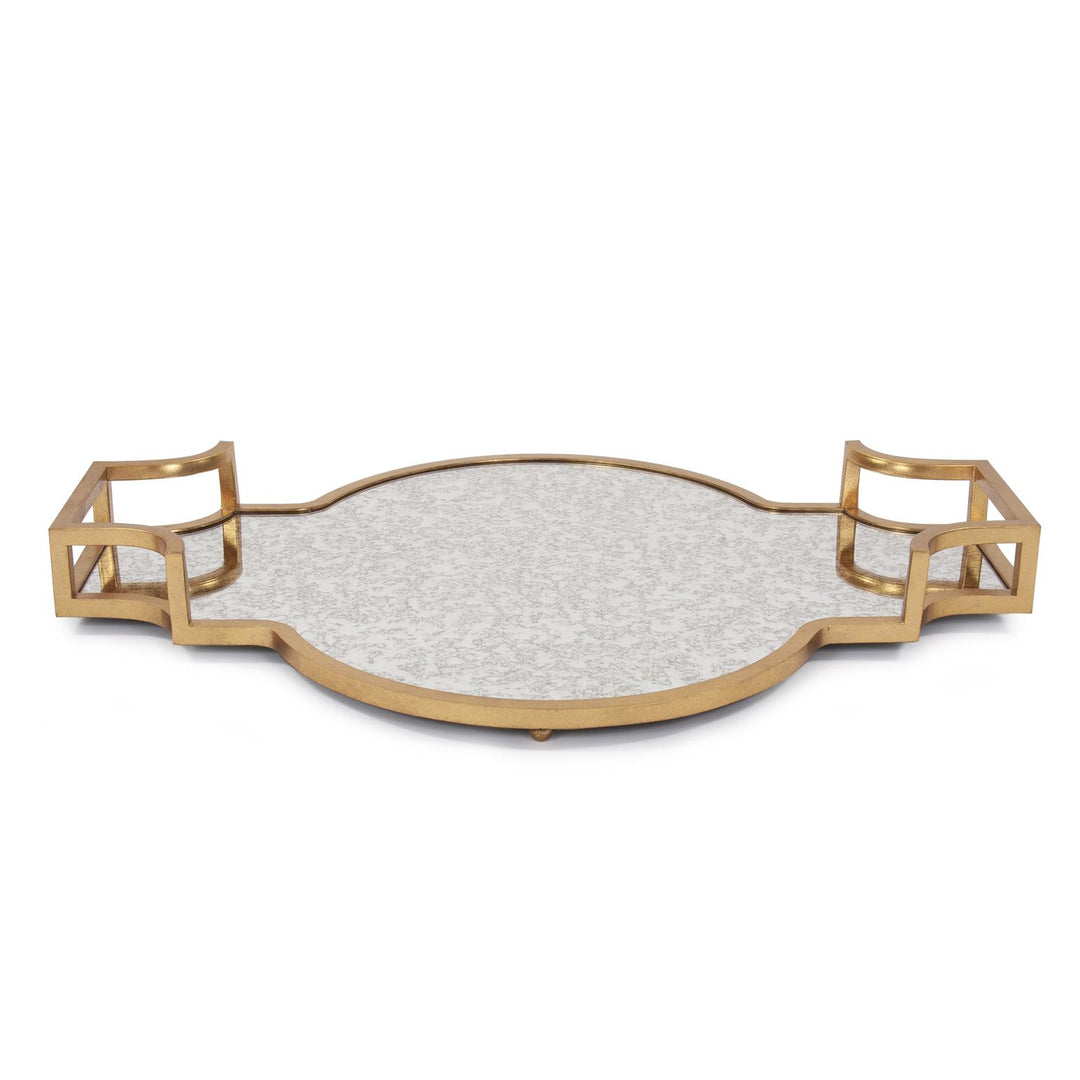 Howard Elliott High Society Antiqued Gold Tray