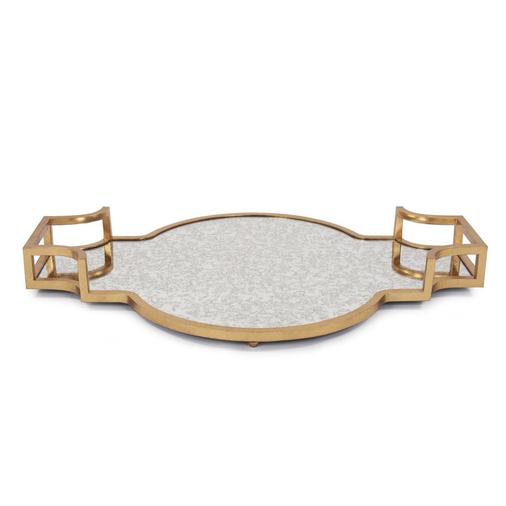 Howard Elliott High Society Antiqued Gold Tray