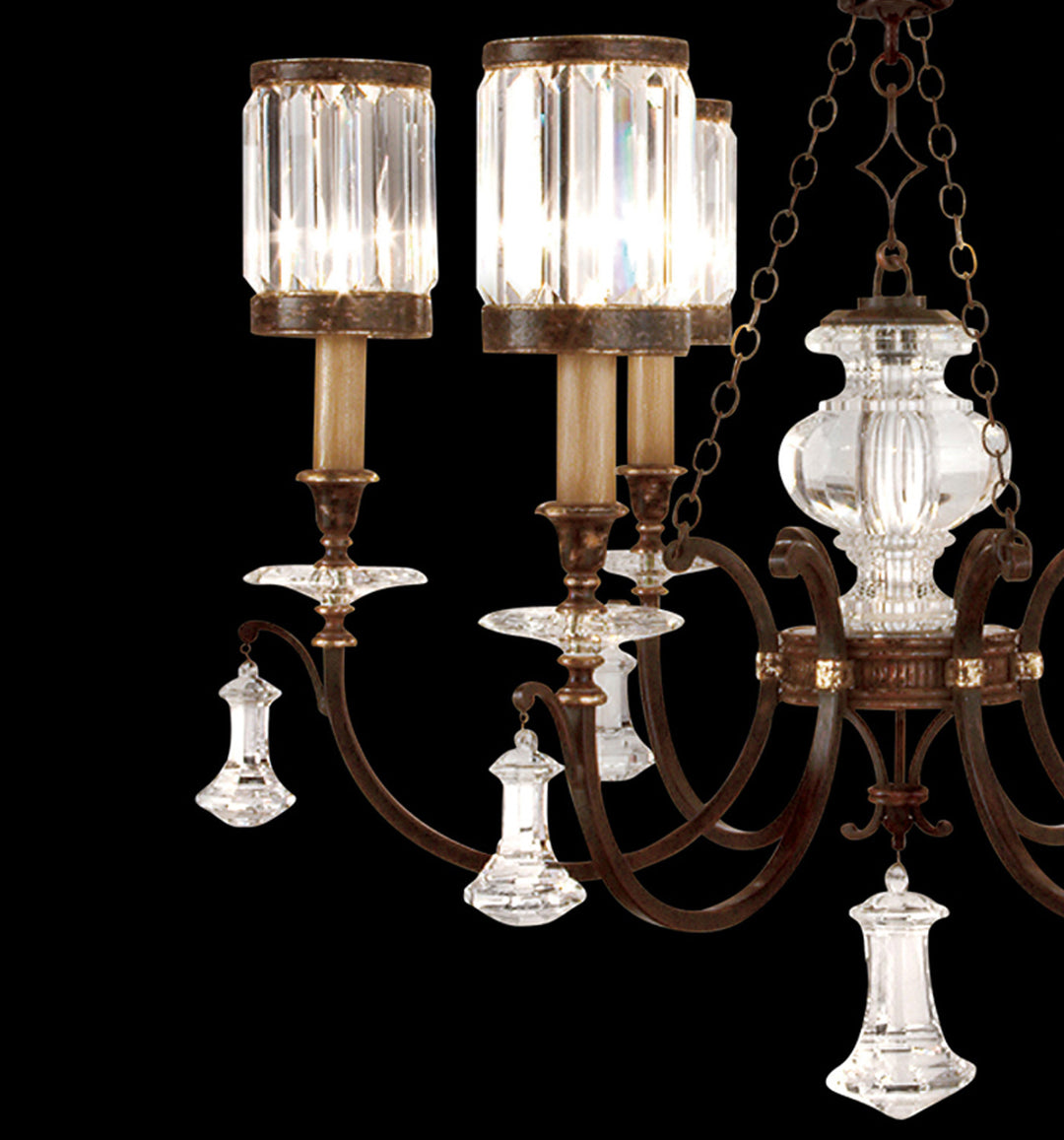 Fine Art Handcrafted Lighting Eaton Place 32"W Round Chandelier 595440 (Model 595440)