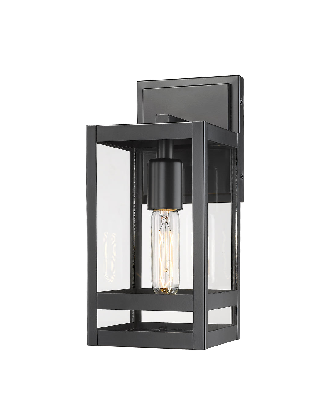 Z-Lite Nuri 596S-BK 1 Light Outdoor Wall Light