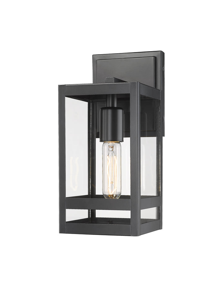 Z-Lite Nuri 596S-BK 1 Light Outdoor Wall Light