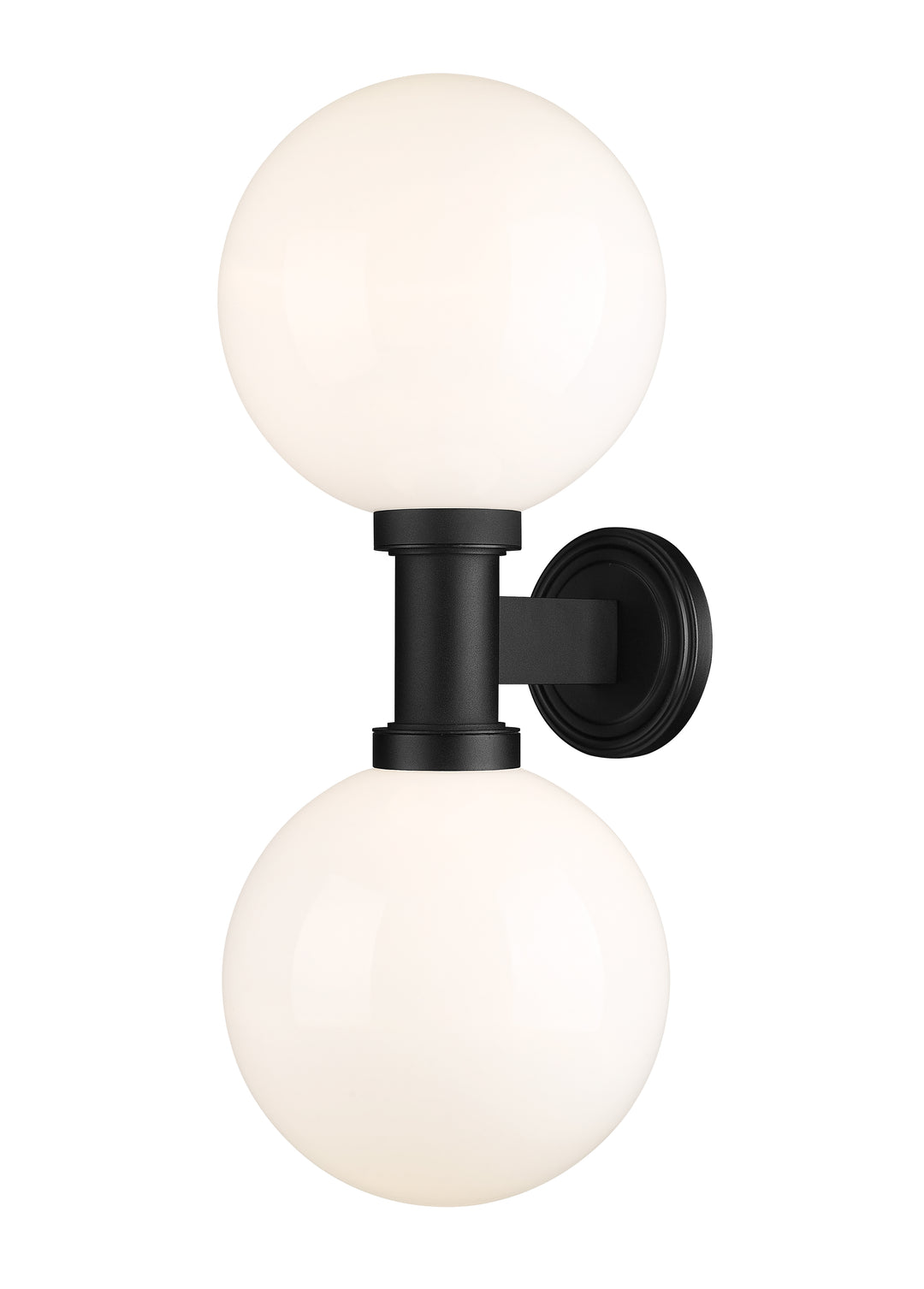 Z-Lite Laurent 597B2-BK 2 Light Outdoor Wall Light