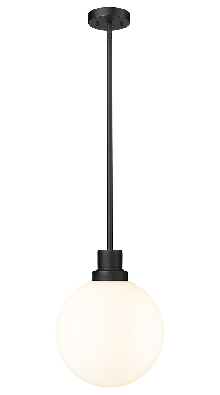 Z-Lite Laurent 597P12-BK 1 Light Outdoor Pendant