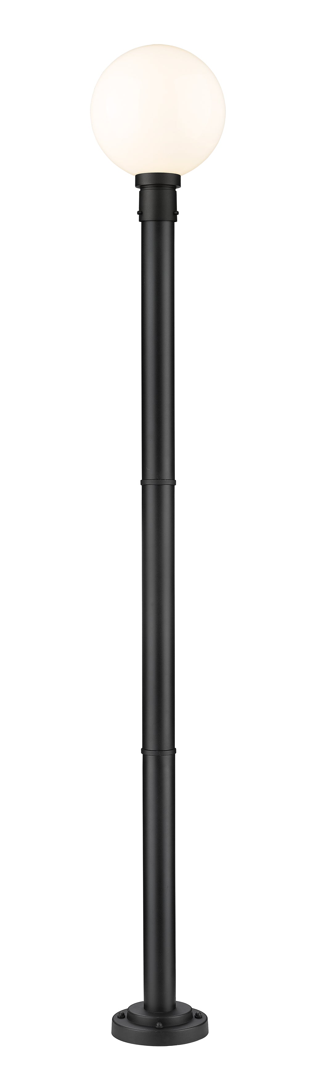 Z-Lite Laurent 597PHB-567P-BK 1 Light Outdoor Post Mounted Fixture