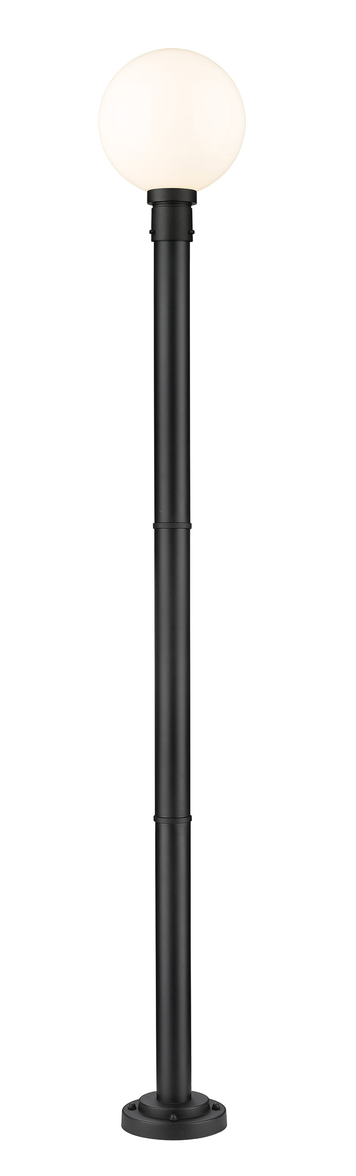 Z-Lite Laurent 597PHB-567P-BK 1 Light Outdoor Post Mounted Fixture