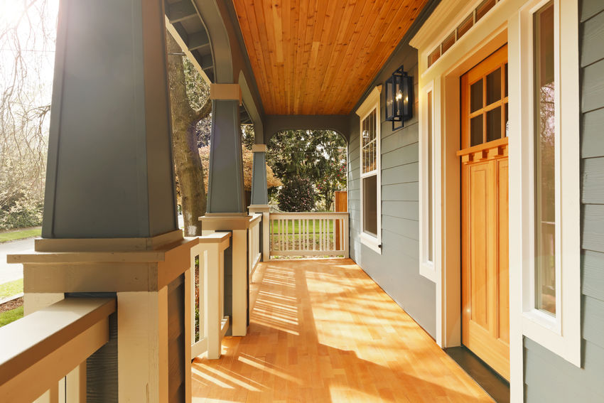 Z-Lite Lucian Outdoor Wall Light installed on a home exterior