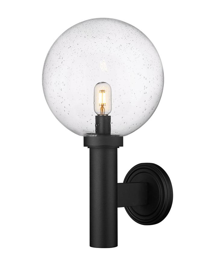 Z-Lite Laurent 599B-BK 1 Light Outdoor Wall Light