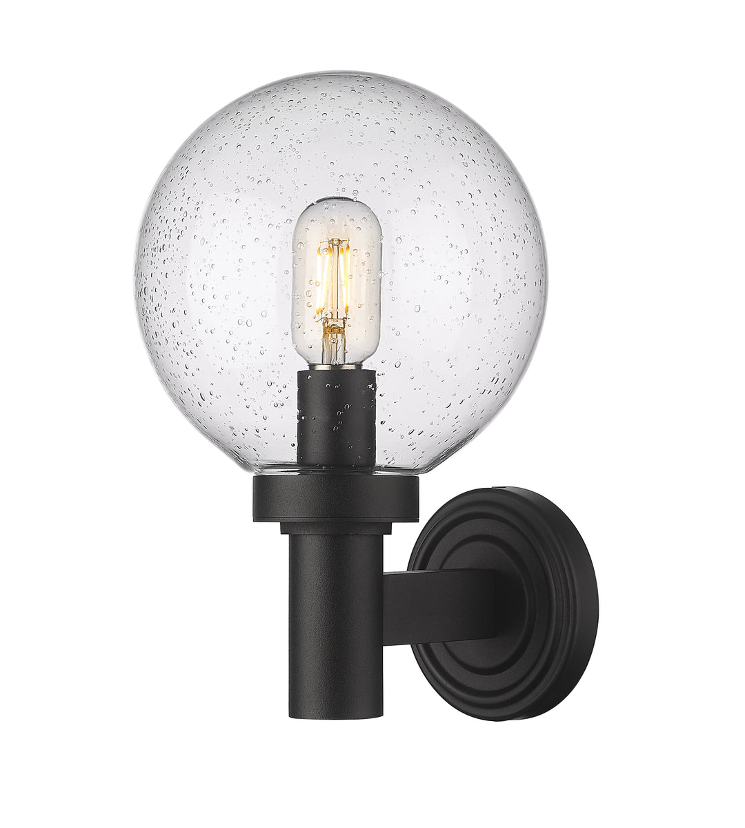 Z-Lite Laurent 599M-BK 1 Light Outdoor Wall Light