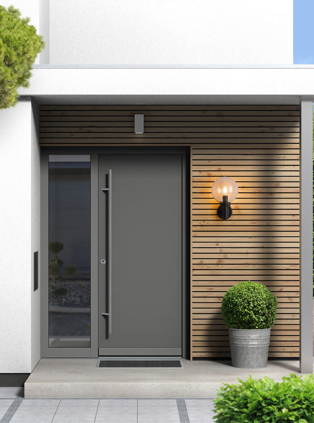 Z-Lite Laurent Outdoor Wall Light installed on a home exterior