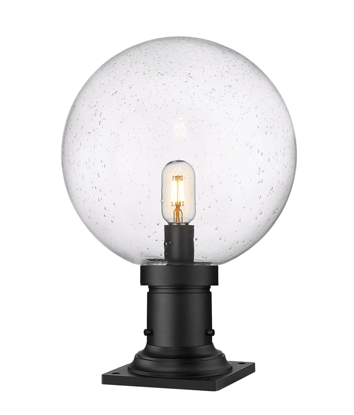 Z-Lite Laurent 599PHB-533PM-BK 1 Light Outdoor Pier Mounted Fixture