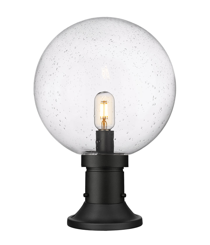 Z-Lite Laurent 599PHB-553PM-BK 1 Light Outdoor Pier Mounted Fixture