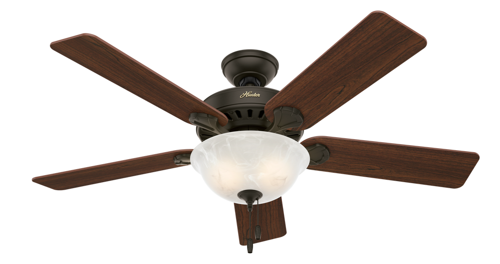 Hunter 52 inch Pro's Best Ceiling Fan with LED Light Kit and Pull Chain Indoor Ceiling Fans Hunter   