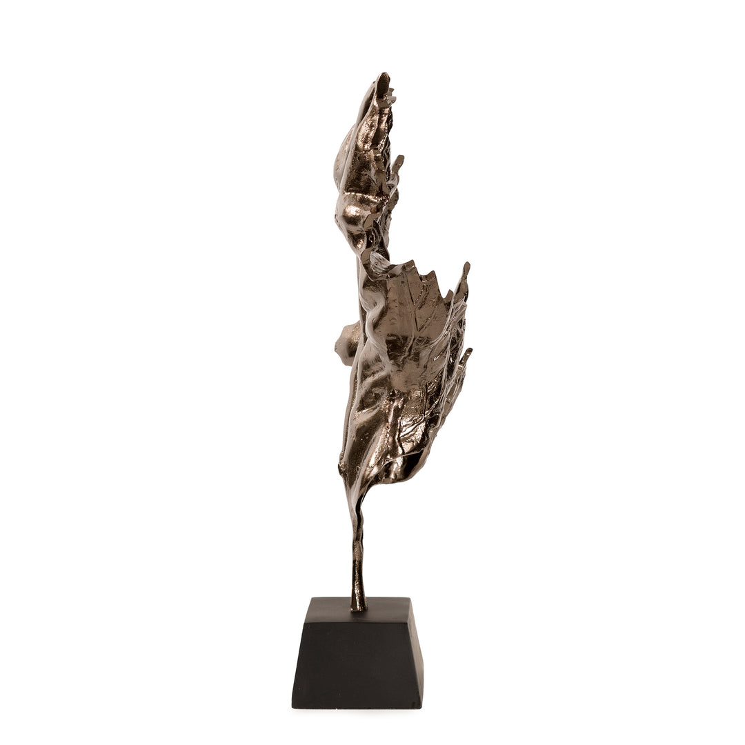 Howard Elliott Whispering Leaf Sculpture