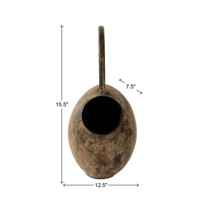 Howard Elliott Strata Vase with Handle