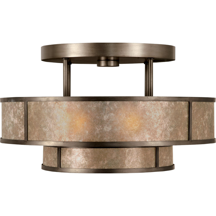 Fine Art Handcrafted Lighting Singapore Moderne 24"W Round Semi-Flush Mount (Model 600940)