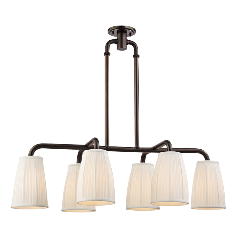 Hudson Valley Lighting Malden Linear Chandeliers Hudson Valley Lighting Distressed Bronze  