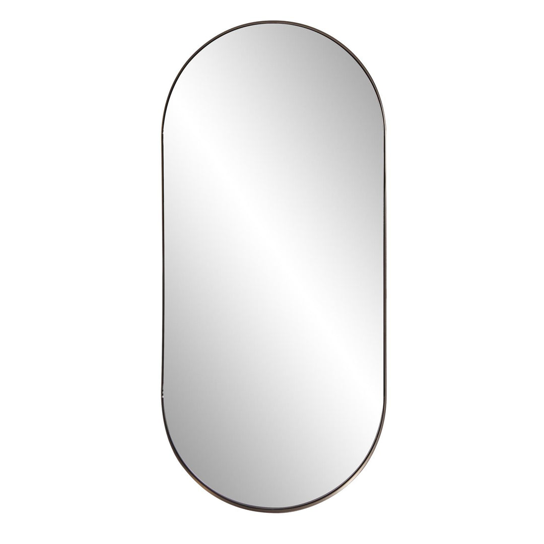 Howard Elliott Steele Capsule Mirror in Brushed Brass