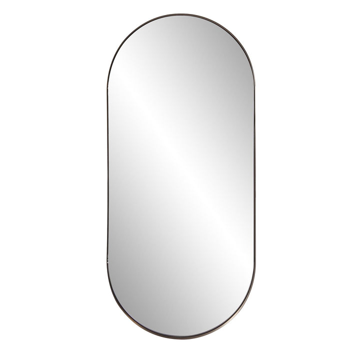 Howard Elliott Steele Capsule Mirror in Brushed Brass