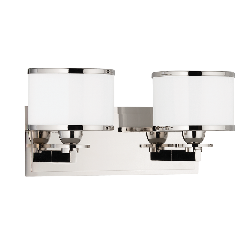 Hudson Valley Lighting Basking Ridge Bath & Vanity Vanity Lights Hudson Valley Lighting Polished Nickel  