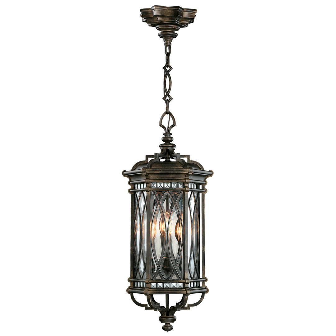 Fine Art Handcrafted Lighting Warwickshire Outdoor Lantern Pendants Fine Art Handcrafted Lighting Black  