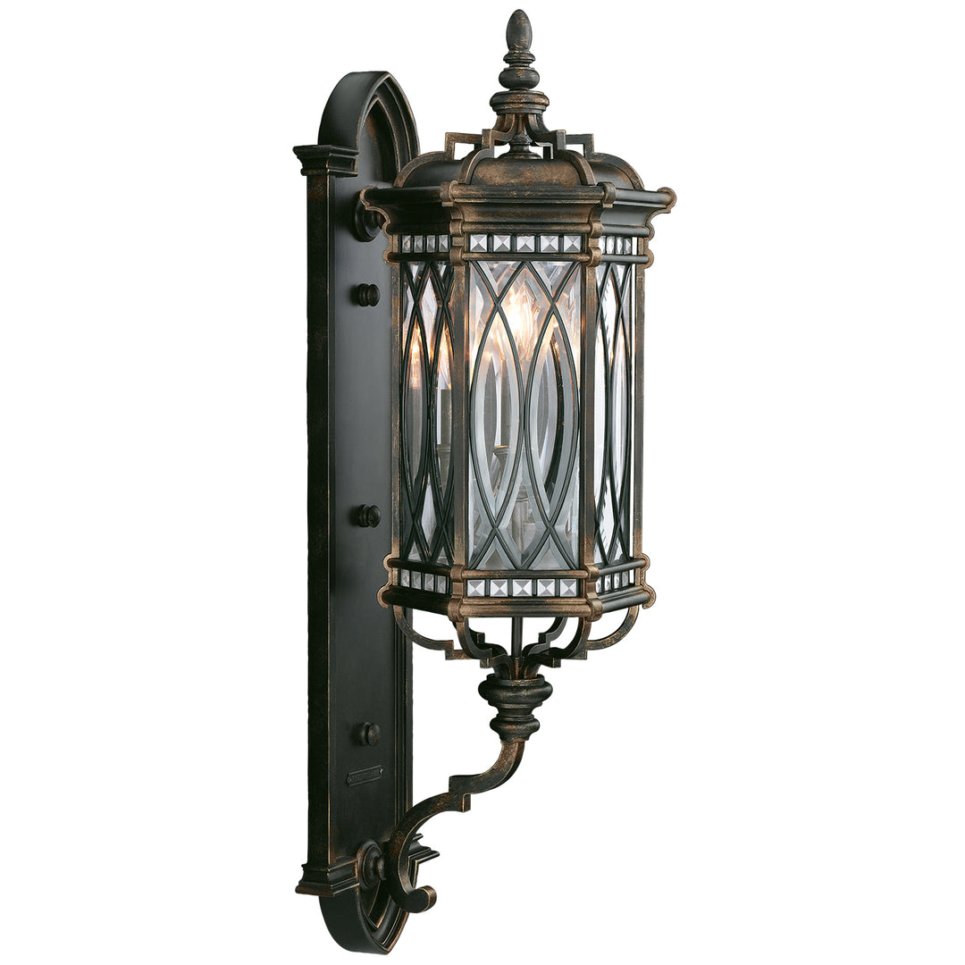 Fine Art Handcrafted Lighting Warwickshire Outdoor Wall Mount Wall Sconces Fine Art Handcrafted Lighting Black 13 x 41 