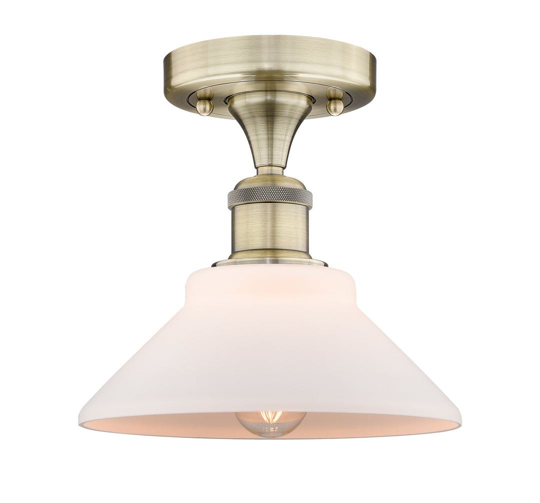 Innovations Lighting Orwell 9" Flush Mount - Antique Brass
