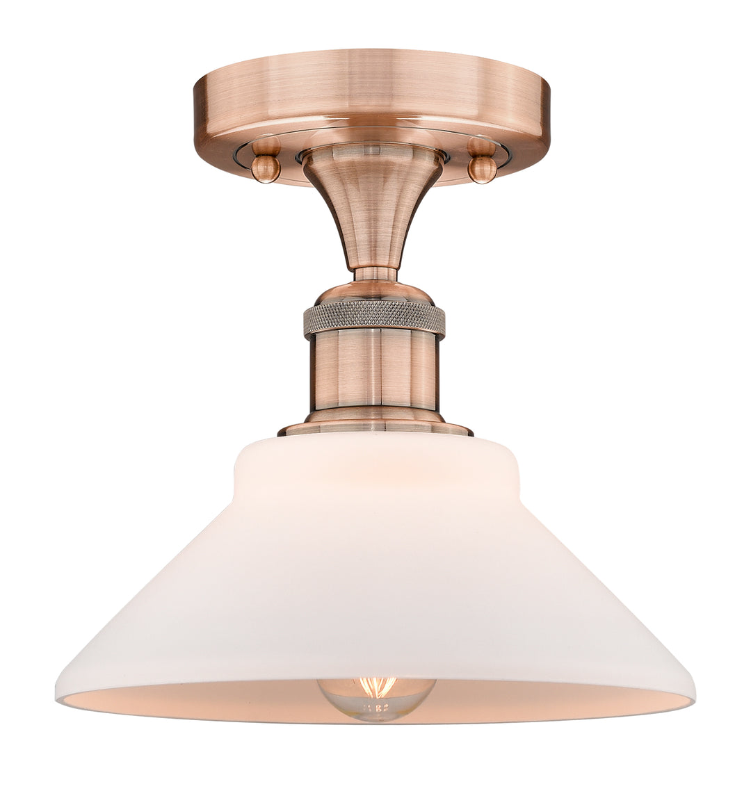 Innovations Lighting Orwell 9" Flush Mount - Antique Copper