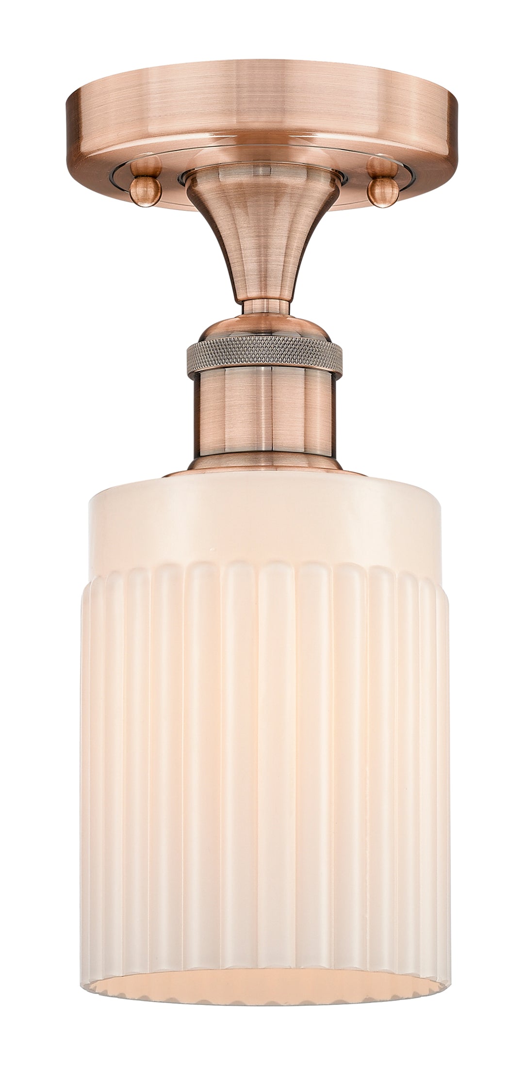 Innovations Lighting Hadley 5" Semi-Flush Mount - Antique Copper