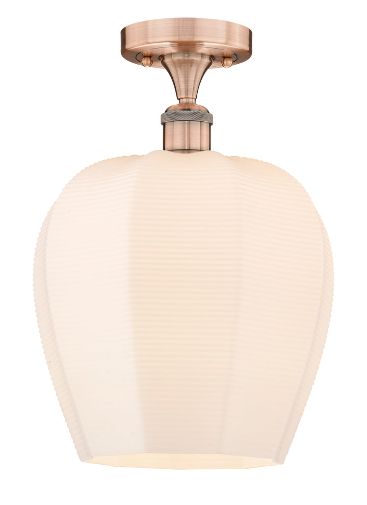 Innovations Lighting Norfolk 12" Semi-Flush Mount - Antique Copper