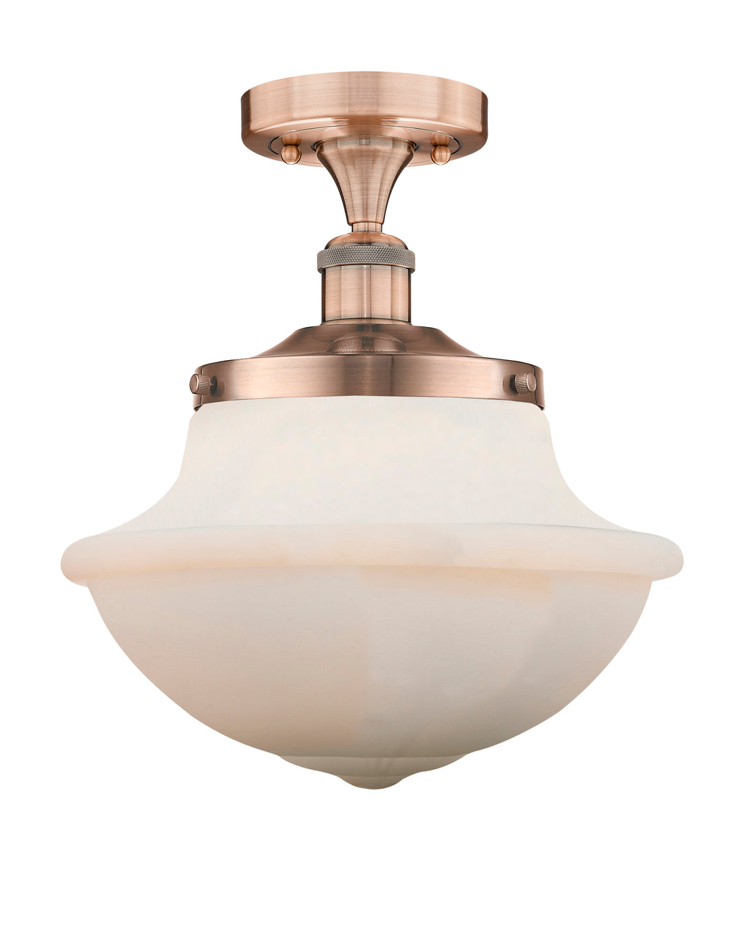 Innovations Lighting Oxford 12" Semi-Flush Mount - Antique Copper