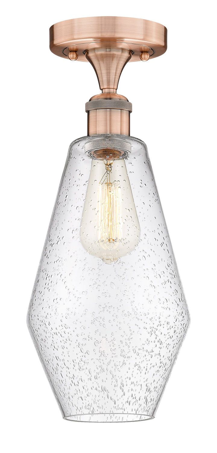 Innovations Lighting Cindyrella 7" Semi-Flush Mount - Antique Copper