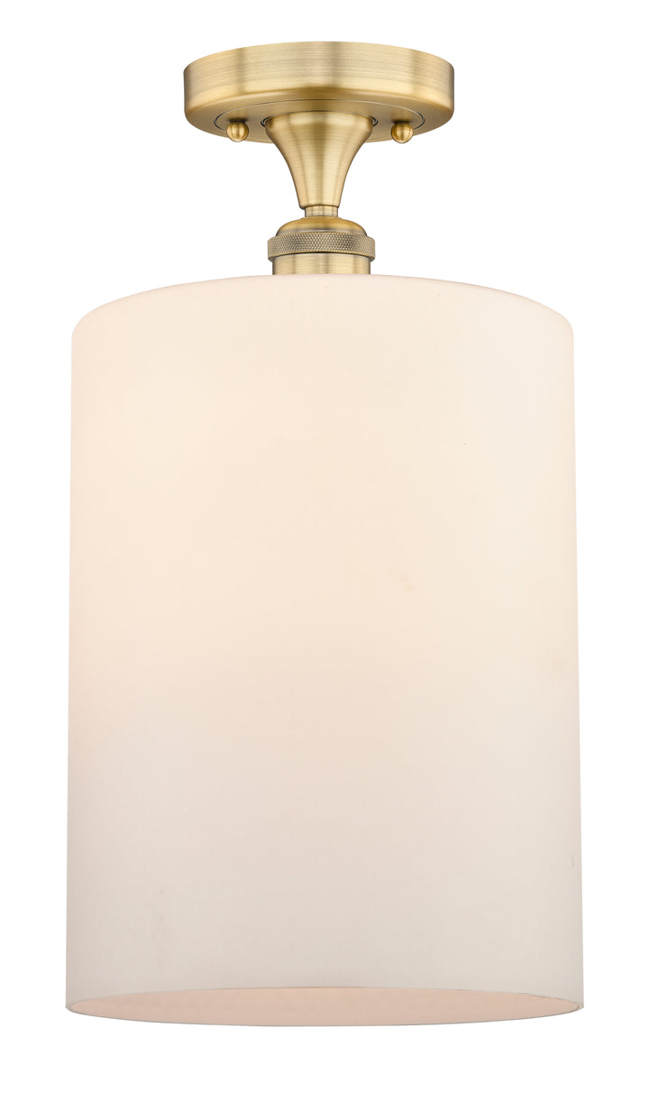 Innovations Lighting Cobbleskill 9" Semi-Flush Mount - Brushed Brass