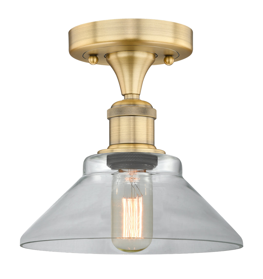 Innovations Lighting Orwell 9" Flush Mount - Brushed Brass