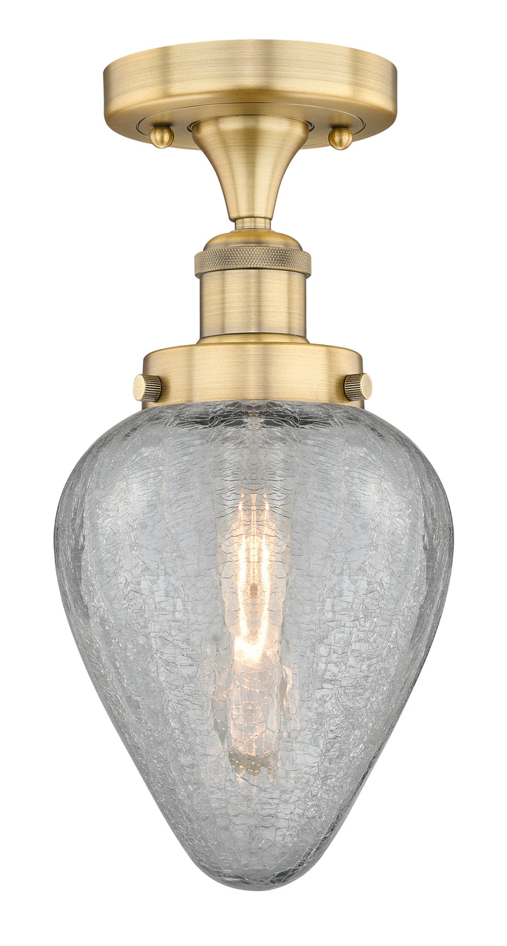 Innovations Lighting Geneseo 6" Semi-Flush Mount - Brushed Brass