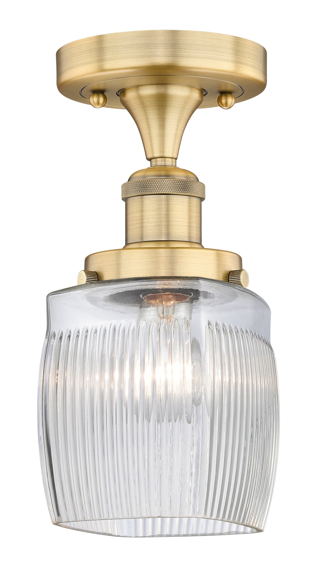 Innovations Lighting Colton 6" Semi-Flush Mount - Brushed Brass